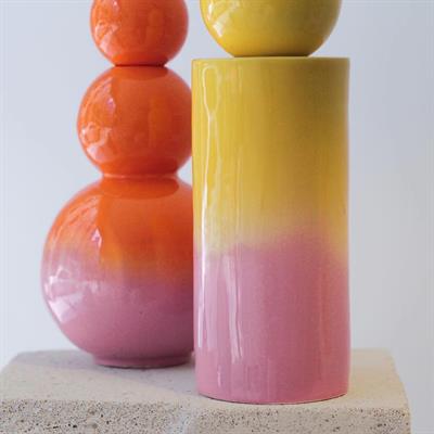 Pinkish Silindir Vazo