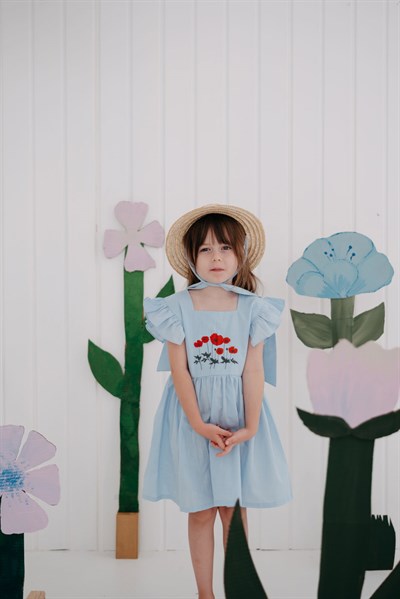 Poppy Blue Elbise