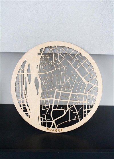 Prag Ahşap Şehir Haritası