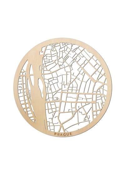Prag Ahşap Şehir Haritası
