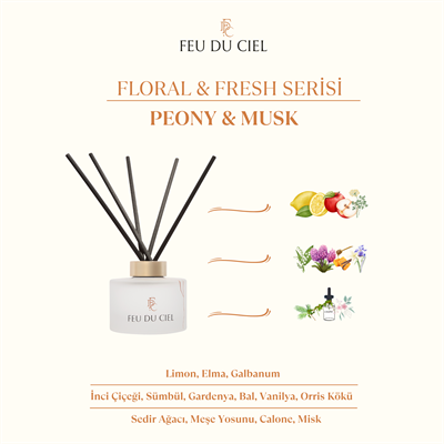 Premium Peony & Musk Oda Kokusu