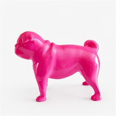 Pug Köpek Figürü | Şeker Pembe