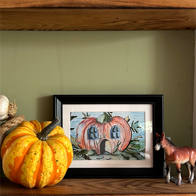 Pumpkin House - Dijital Baskı