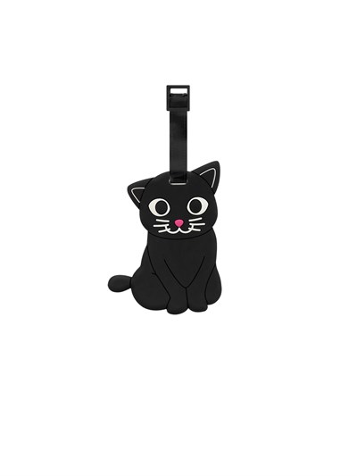 Pylones Valiz Etiketi - Ani - Luggage Siyah Kedi