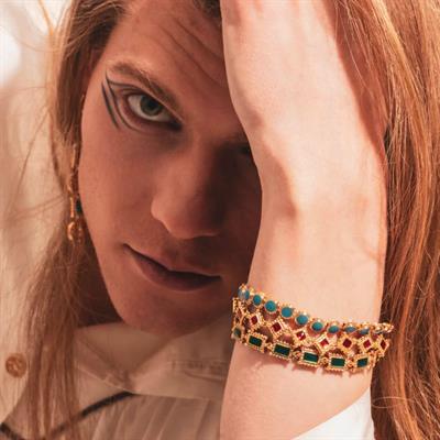 Ravenna Round Enamel Bileklik