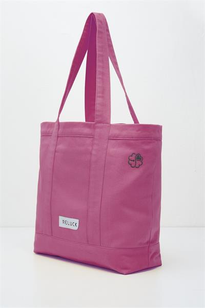 Recycled Big Tote Bag - Pembe