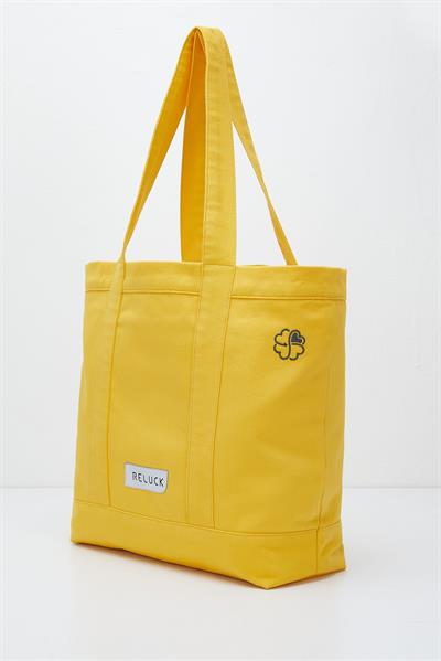 Recycled Big Tote Bag - Sarı