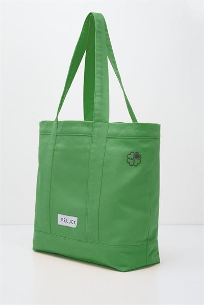 Recycled Big Tote Bag - Yeşil