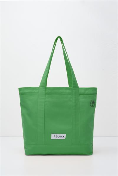 Recycled Daily Tote Bag - Yeşil