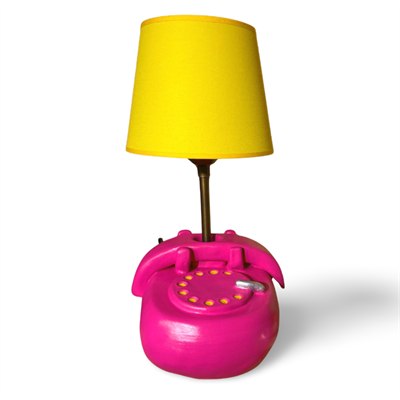 Retro Telefon Aydınlatma