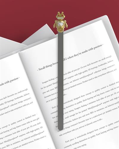 Robot Kitap Ayracı Gold