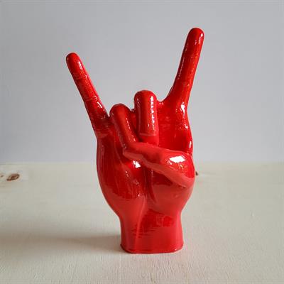 Rock El Figürü | Kırmızı
