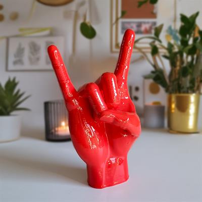 Rock El Figürü | Kırmızı
