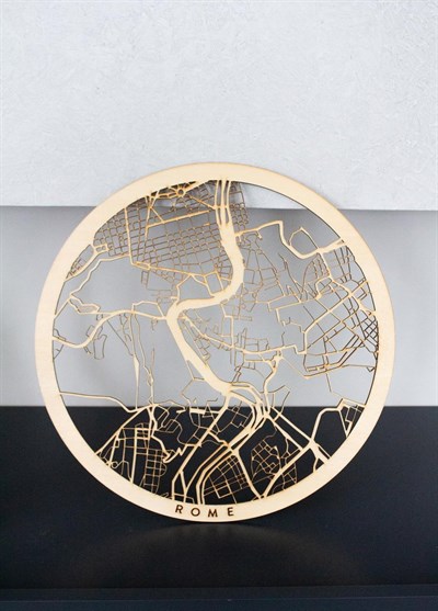 Roma Ahşap Şehir Haritası