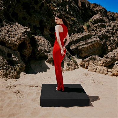 Sól Ruched & Draped Maxi Dress