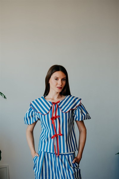 Sarah Stripes Bluz
