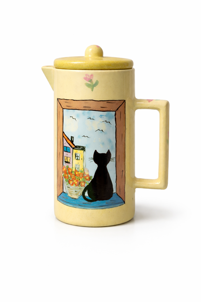 Sarı Kedili Sürahi 