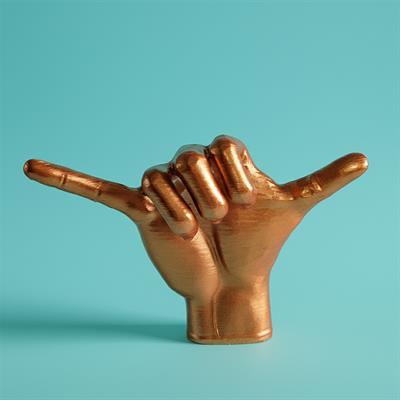 Shaka El Figürü | Bronz