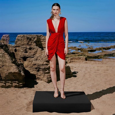 Silja Ruched Mini Dress
