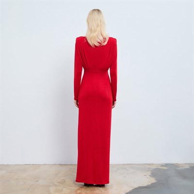 Soley Ruched Maxi Dress