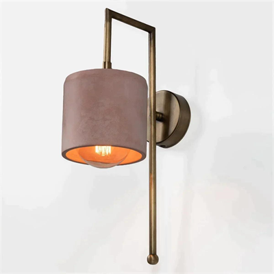 Somon Bronz Metal Detay Silindir Aplik