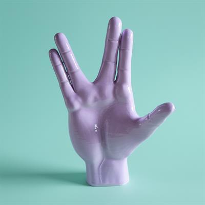Spock El Figürü | Pastel Mor