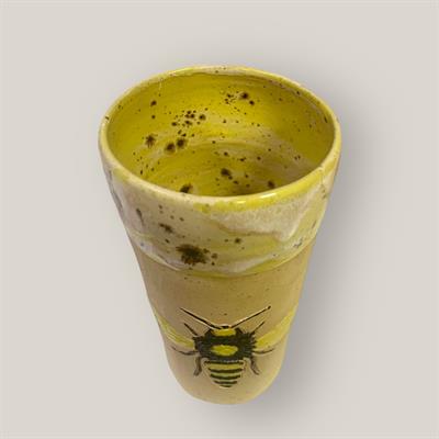 Stoneware Arı Figürlü Bardak