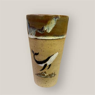 Stoneware Balina Figürlü Bardak