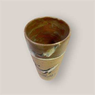 Stoneware Balina Figürlü Bardak