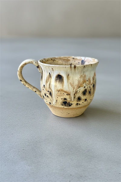 Stoneware Benekli Fincan