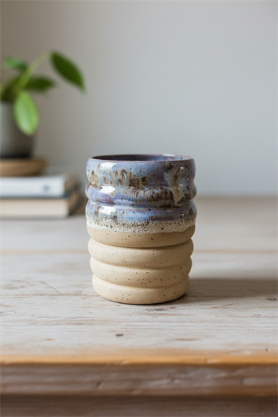 Stoneware Lavendel Bardak