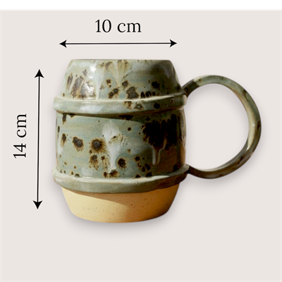 Stoneware Mavi Bira Bardağı