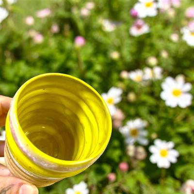 Stoneware Sarı Bardak