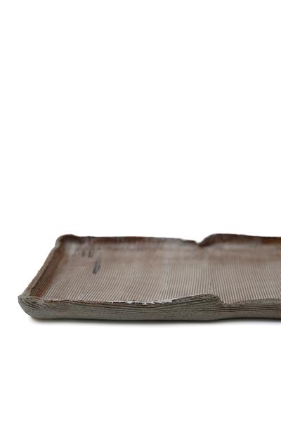 Stoneware Tırtıklı Servis ve Sunum Tabağı