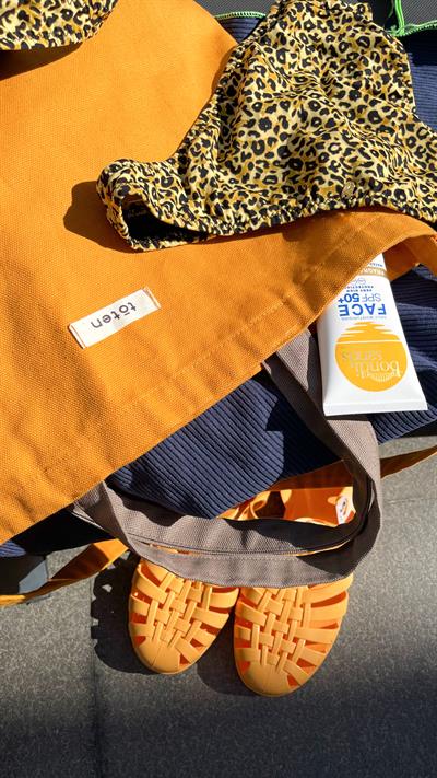 Summer Totebag - Sarı / Füme