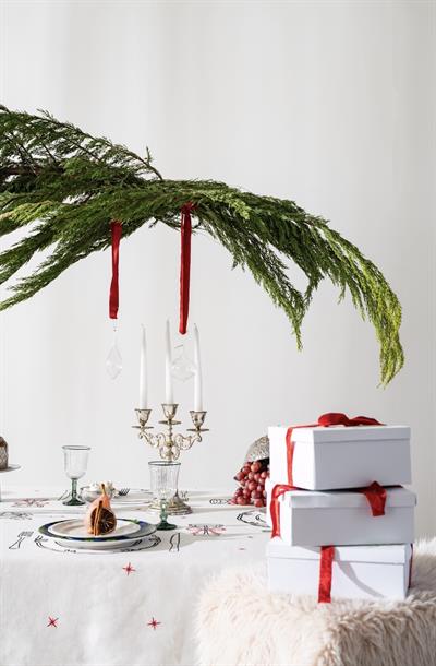 Table Setting Christmas Masa Örtüsü