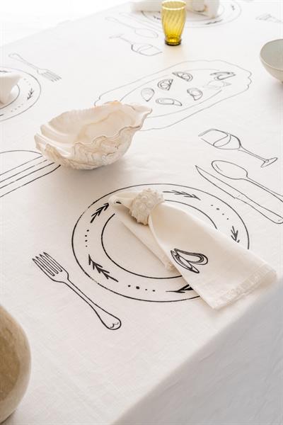 Table Setting Seafood 4lü Peçete Takımı
