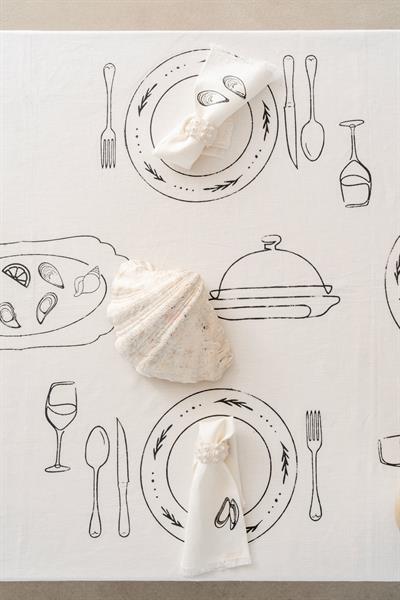 Table Setting Seafood 4lü Peçete Takımı