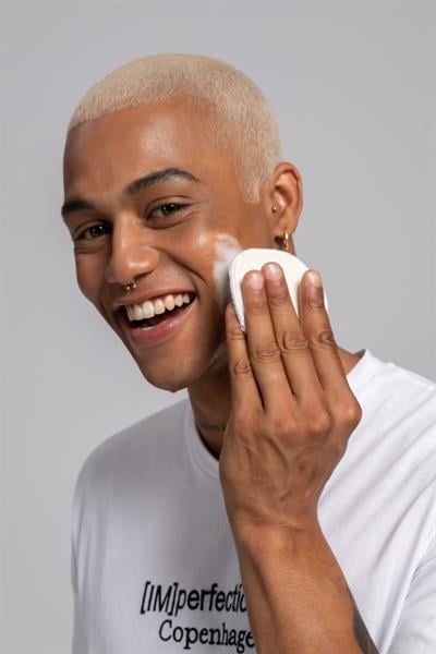 Tekrar Kullanılabilir Yüz Temizleme ve Peeling Pamuğu