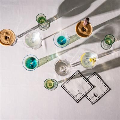 The Cocktail Club 4Lü Karışık Kokteyl Peçete Takımı