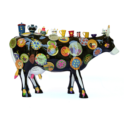 The Moo Potter - Medium - El Yapımı Dekoratif İnek Figürü