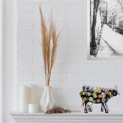 The Moo Potter - Medium - El Yapımı Dekoratif İnek Figürü
