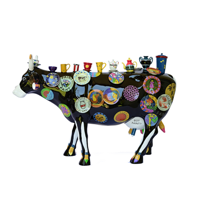 The Moo Potter - Medium - El Yapımı Dekoratif İnek Figürü