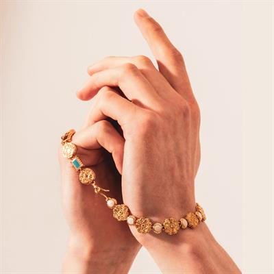 Theodora Rectangle Enamel Bileklik 