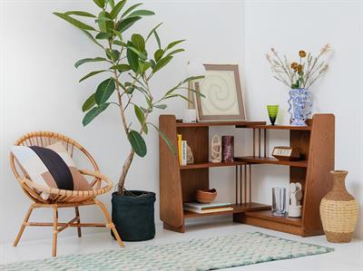 TimberSlide™ Modern Hareketli Kitaplık