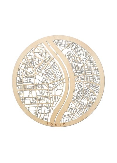 Tokyo Ahşap Şehir Haritası