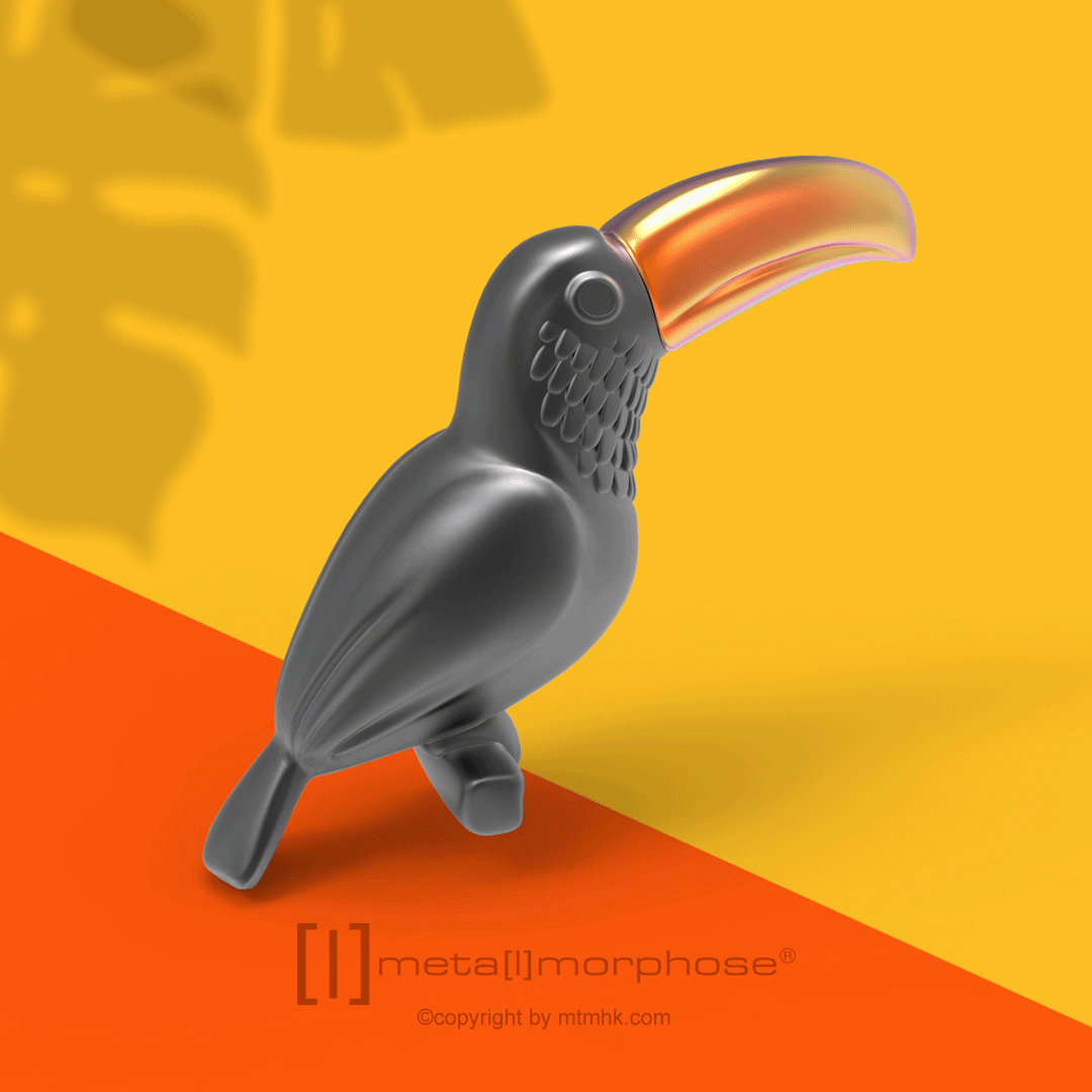 Metalmorphose Tukan Kuşu Anahtarlık