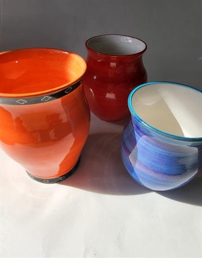 Turuncu çok amaçlı seramik obje