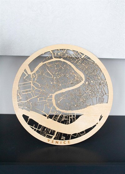 Venedik Ahşap Şehir Haritası