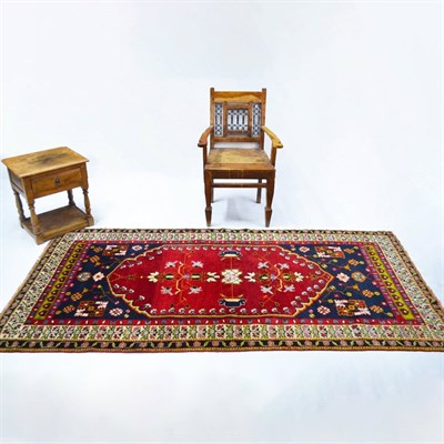 Vintage Konya Karapınar Halısı 119x237 cm